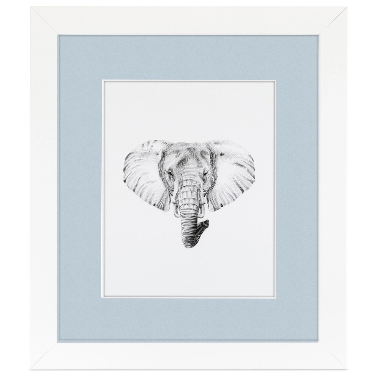 ArtToFrames 15x18" Matted Picture Frame with 11x14" Single Mat Photo Opening Framed in 1.25" White and 2" Mat (FWM-3966-15x18)